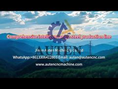 خط تولید کاملا اتوماتیک cnc زاویه تایپ پانچ برش بریدگی