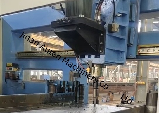 3 مجموعه مجله ابزار 3D CNC H Beam Boring Tapping And Cutting Machine Φ10 واحد علامت گذاری هیدرولیک اندازه شخصیت