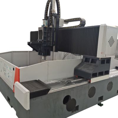 دستگاه سوراخ‌کاری و فرز CNC با ضخامت 100 میلی‌متر، قابلیت قلاویزکاری M3-M24