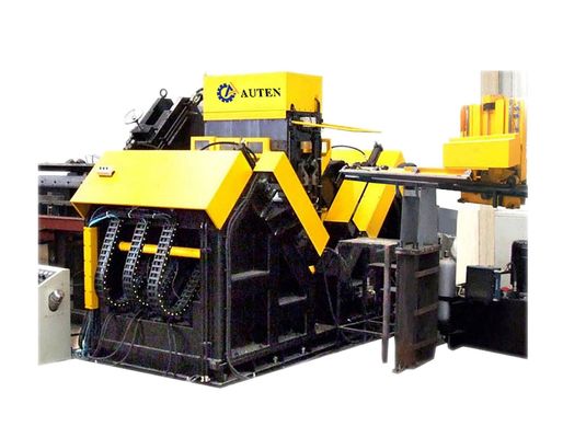 ADM2532 مدل CNC زاویه استیل جدول حفاری ماشین علامت گذاری PLC موتور 40mm مکس حفاری