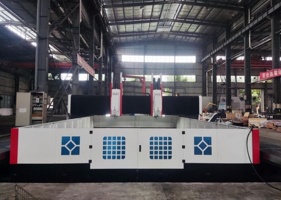 Robust CNC Plate Drilling Machine 6000x6000mm Workpiece Size And 22 Kw Servo Spindle Motor