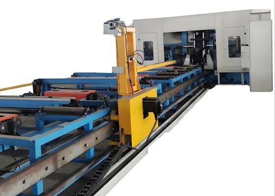 7 MPa فشار پمپ هیدرولیک خط حفاری Cnc Beam 2x3 KW تغذیه قدرت موتور سرو
