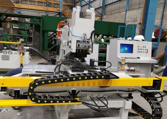 Model BNC100 Cnc Connecting Plate Punching Machine For Bridge Steel Structure Industries