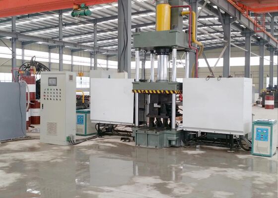 3 محور CNC ماشین خم کردن گرما برای صفحه زاویه ای با کنترل هیدرولیک
