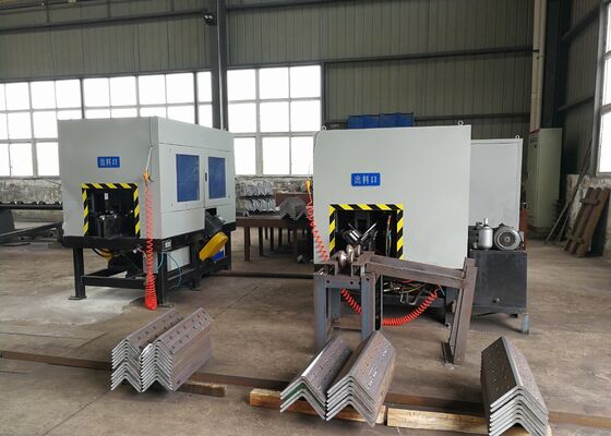 CNC زاویه فولاد ریشه آسیاب ماشین برای پردازش قوس داخلی از زاویه فولاد