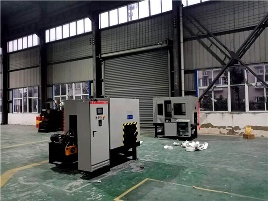 ماشین آسیاب زاویه ای اتوماتیک مدل GQC250-2Q در صنعت برج فولاد
