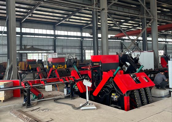 دستگاه خط زاویه ای CNC با کارایی بالا و خودکار برای حفاری زاویه ای بزرگ و پرتاب فولاد
