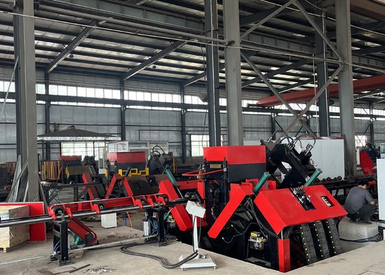 دستگاه خط زاویه ای CNC با کارایی بالا و خودکار برای حفاری زاویه ای بزرگ و پرتاب فولاد