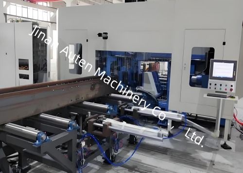 Bt40 Spindle Borer Taper Steel Structure H Beam Cnc Boring And Sawing Machine Line 5-30mm قطر حفاری محدوده