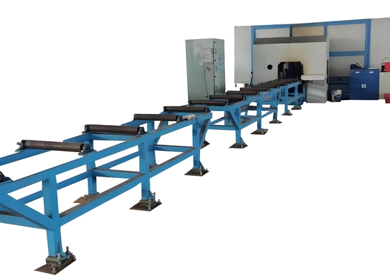 2 KW Servo موتور حفاری تزریق CNC H-Beam حفاری تراش و دستگاه دستگاه تایپ 500 × 500mm اندازه