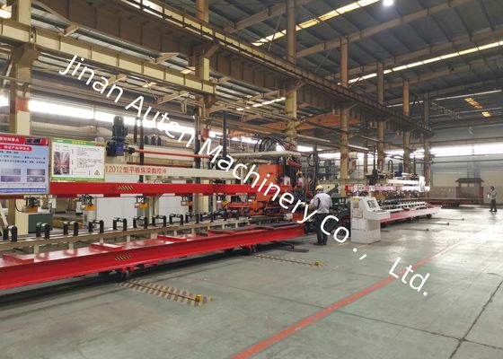 مورد استفاده برای تیرهای کامیون سبک CNC دستگاه پانچ پرتو طولی خط پردازش ورق فلز