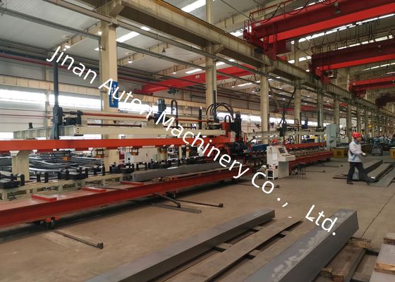 3～6mm Thickness Vehicle Longitudinal Beam Plate CNC Punching Machine 25 Number Of Modules