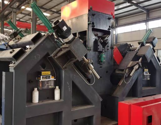 Model JNC2532 Cnc Angle Steel Drilling Marking Processing Line With Feed Channel
