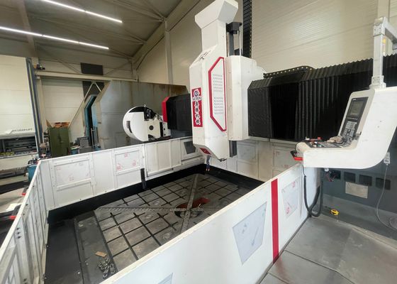 2000x2000mm اندازه قطعه کار ماشین حفاری CNC با سرعت بالا برای صفحات و صفحات لوله
