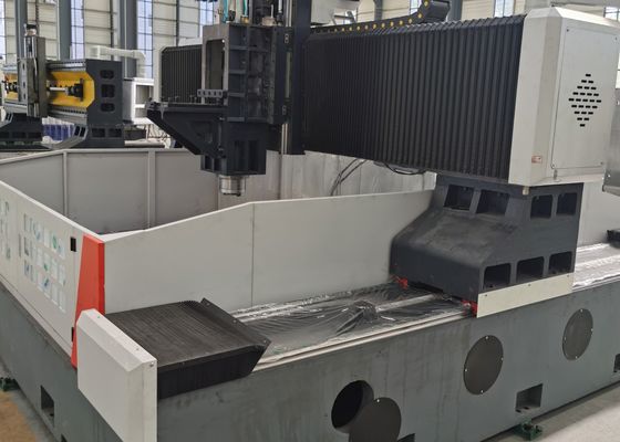 دستگاه حفاری CNC گنتری موتور سروو اسپیندل 11 کیلووات برای ورق فلزی فلنج