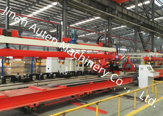 Y Axis ±0.2 Mm/600 Mm Processing Accuracy CNC Truck Beam Punching Machine 25pcs Number Of Modules