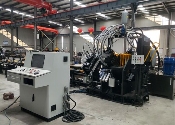ماشین خودکار تغذیه و ضربه زدن ماشین CNC برگهای زاویه ای ماشین پردازش برای برج انتقال قدرت
