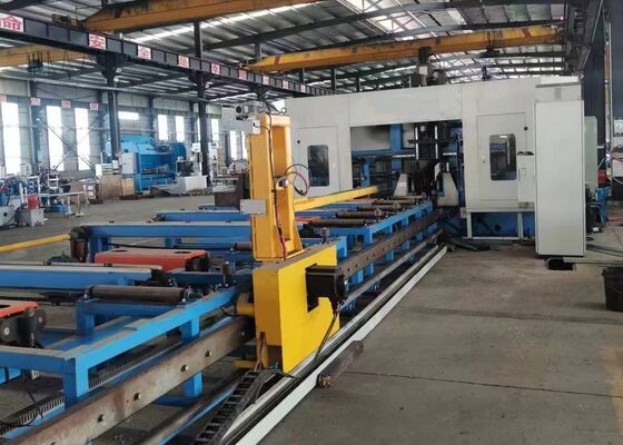 ماشین جدید CNC H Beam Boring Machine برای ساخت و ساز فولاد 11/15KW قدرت موتور پیچ