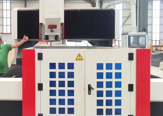 اندازه 1200x1200mm فلنج صفحه فولادی پردازش CNC حفاری دستگاه ضربه زدن به عرض اسلات T 18mm