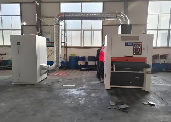 Steel Structure Fabrication Equipment Metal Plate Polishing Machine Transmission Tower Manufacturing