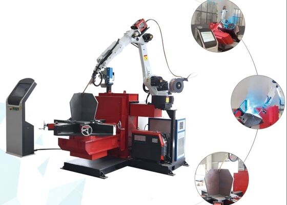 جوش پایه برج های انتقال استفاده از Cnc Tower Foot Welding Robot میز کار 2 عدد
