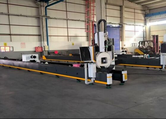 300mm X Axis Itinerary CNC Laser Tube Cutting Machine Line ≤30mm Tailor Length