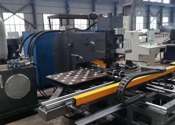 50mm حداکثر قطر حفاری Cnc صفحه سوراخ کردن ماشین برای قطعات صفحه فولادی