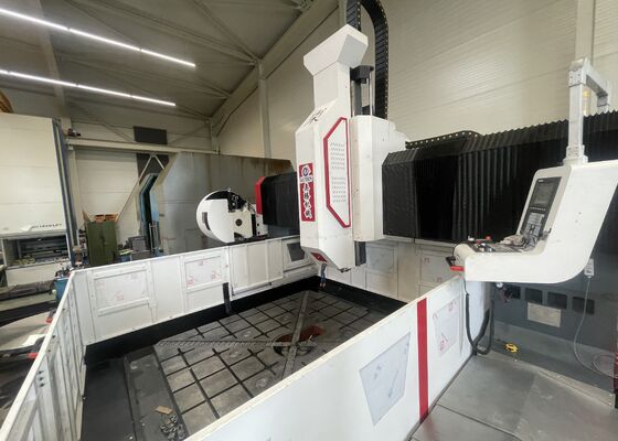 دستگاه CNC برای حفاری و فریز کردن صفحه با بهره وری بالا برای تولید فلنج