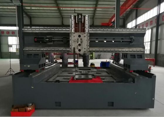مبادله گرما استفاده شده Cnc صفحه حفاری ماشین 20/30KW قدرت موتور Spindle سرو