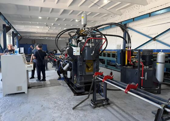 کاملا اتوماتیک CNC زاویه سوراخ کردن علامت گذاری و تراش خط برای ساخت