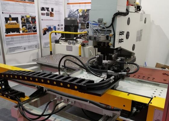 CNC Plate Punching Marking And Drilling Machine With Φ50mm Drilling Capacity