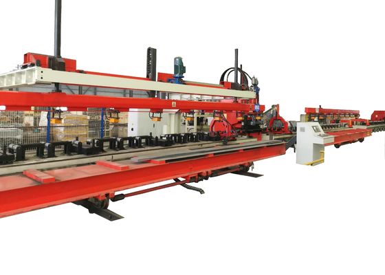 دستگاه پانچ ورق فلزی 15000x380 میلی‌متر، اندازه قطعه کار 35 تن CNC برای تیر طولی خودرو