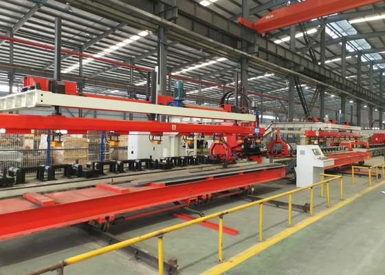 1200KN نیروی اسمی اتومبیل قطب طولی برقی صفحه مسطح CNC ماشین سوراخ کردن خط 3-6MM ضخامت