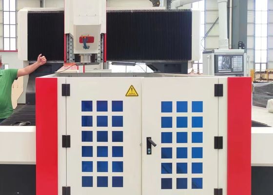 ابعاد کلی 4000x3800x2800 میلی‌متر میز کار دستگاه حفاری CNC متحرک حداکثر قطر حفاری 60 میلی‌متر