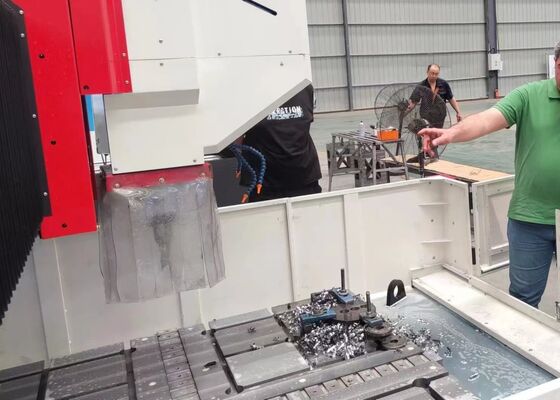 ماشین حفاری صفحه ی مبادله گرما ماشین حفاری صفحه ی CNC ماشین آسیاب صفحه ی فولاد ماشین حفاری صفحه ی فولاد