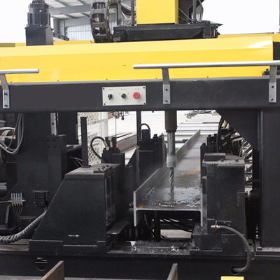 دستگاه حفاری پرتو CNC H اندازه پرتو H 1000x500mm با 9 سر مته