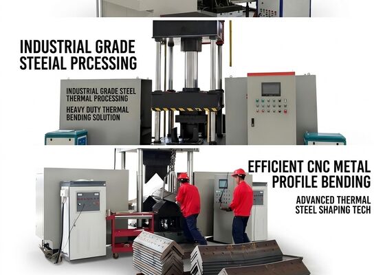 مدل HQ250-700 ماشین CNC گرمایش حرارتی و خم کردن برای صنعت برج زاویه ای فولاد