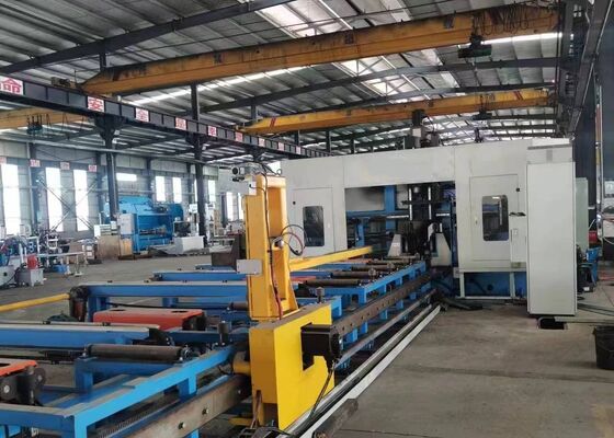 دستگاه حفاری تیرآهن CNC هوشمند با سیستم برنامه نویسی خودکار CAD