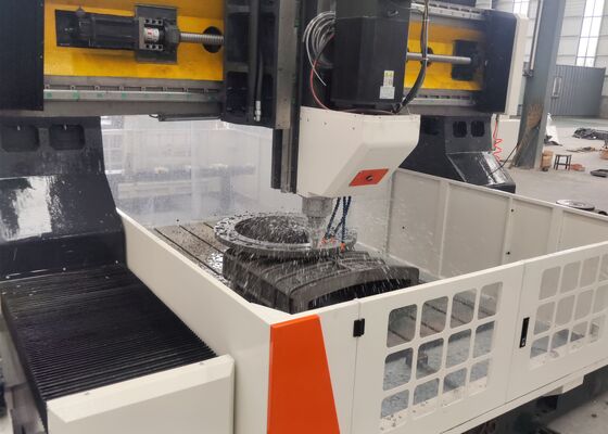 دستگاه حفاری و فریز کردن صفحه CNC با سرعت بالا برای فلنج