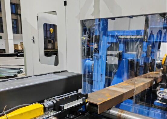 40mm Max. قطر سوراخ CNC I Beam حفاری و برش ماشین خط با کنترل PLC