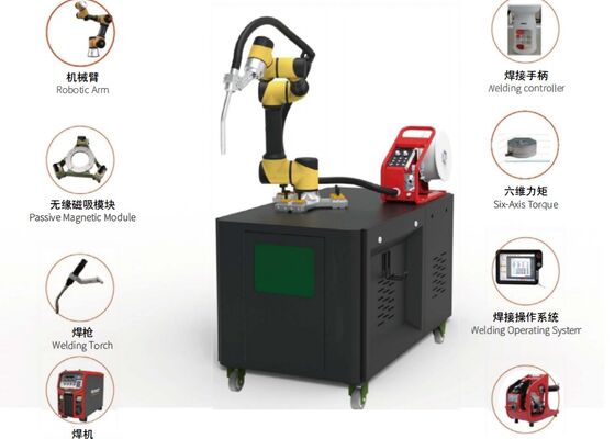 مدل ربات 600 میلی متری ربات همکاری آرک جوشکاری مدل QM-S1000